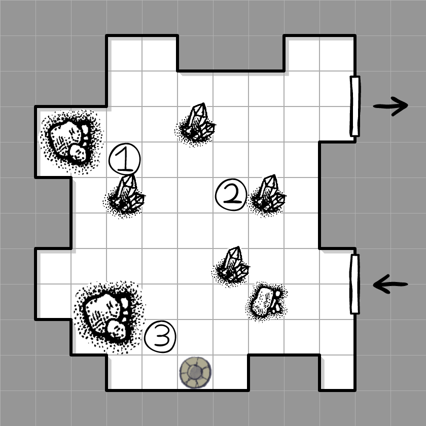 Jewelled Crab map (GM version)